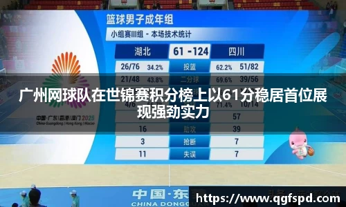 广州网球队在世锦赛积分榜上以61分稳居首位展现强劲实力